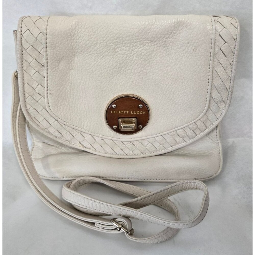 Elliott Lucca Genuine Leather Rojo Shoulder Bag 9x8